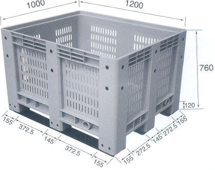 塑料卡板箱-網眼